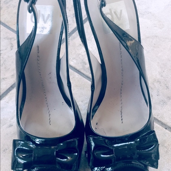 DOLCE VITA BLACK GEOURGEOUS Patent Leather Heels - Picture 4 of 8